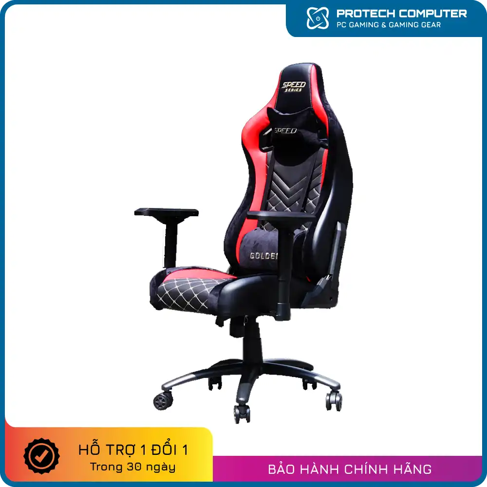 Ghế Gaming– Quán Net SPEED GOLDEN (Lưng ngả - chân xoay)